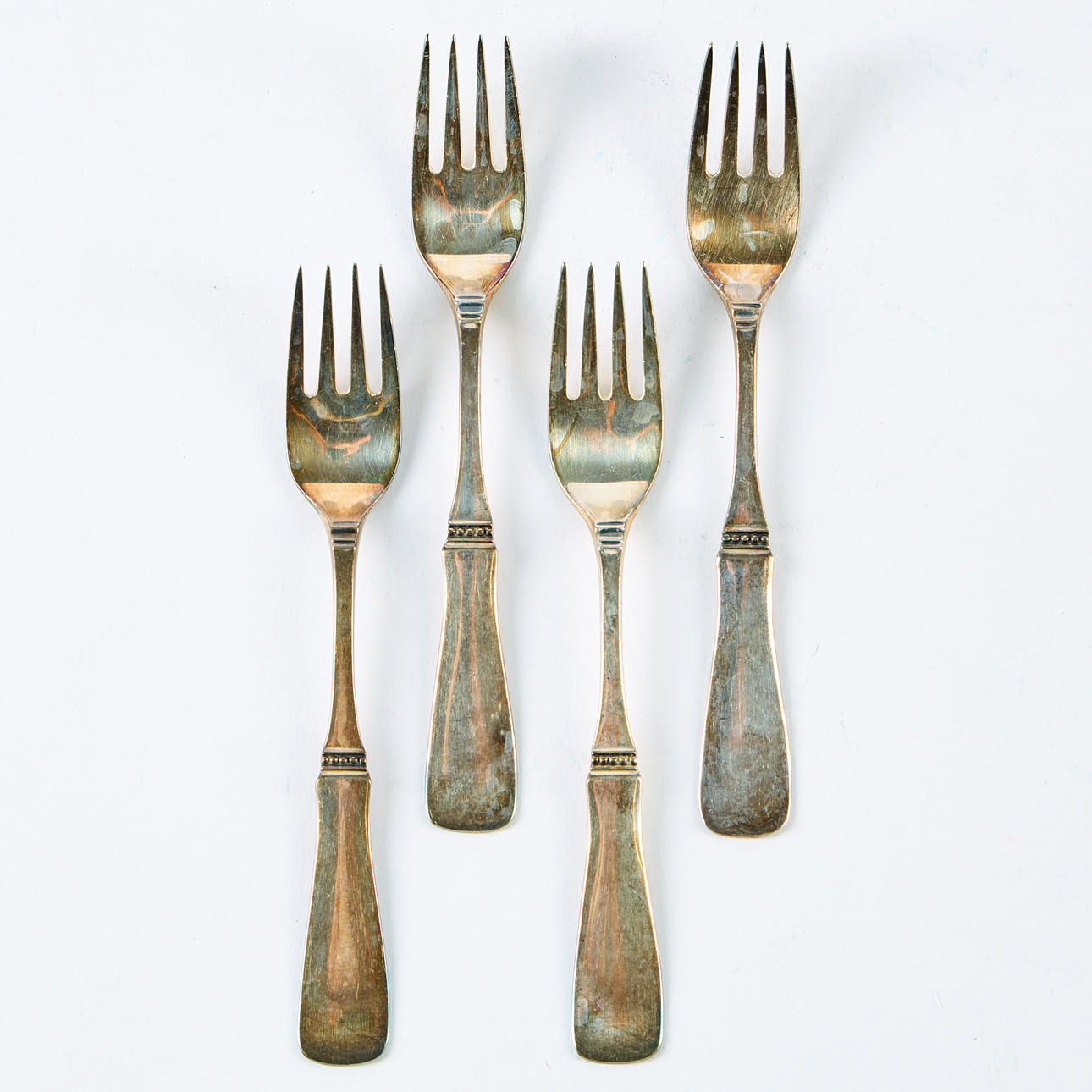 GAFFLAR. Silver, "Uppsala", 4 st.