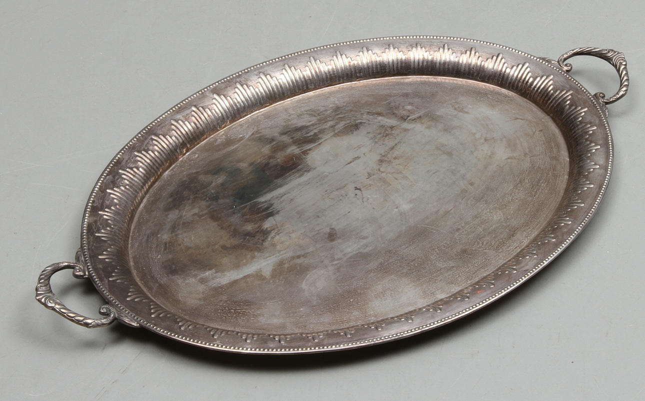 BRICKA, nysilver, C G Hallberg.