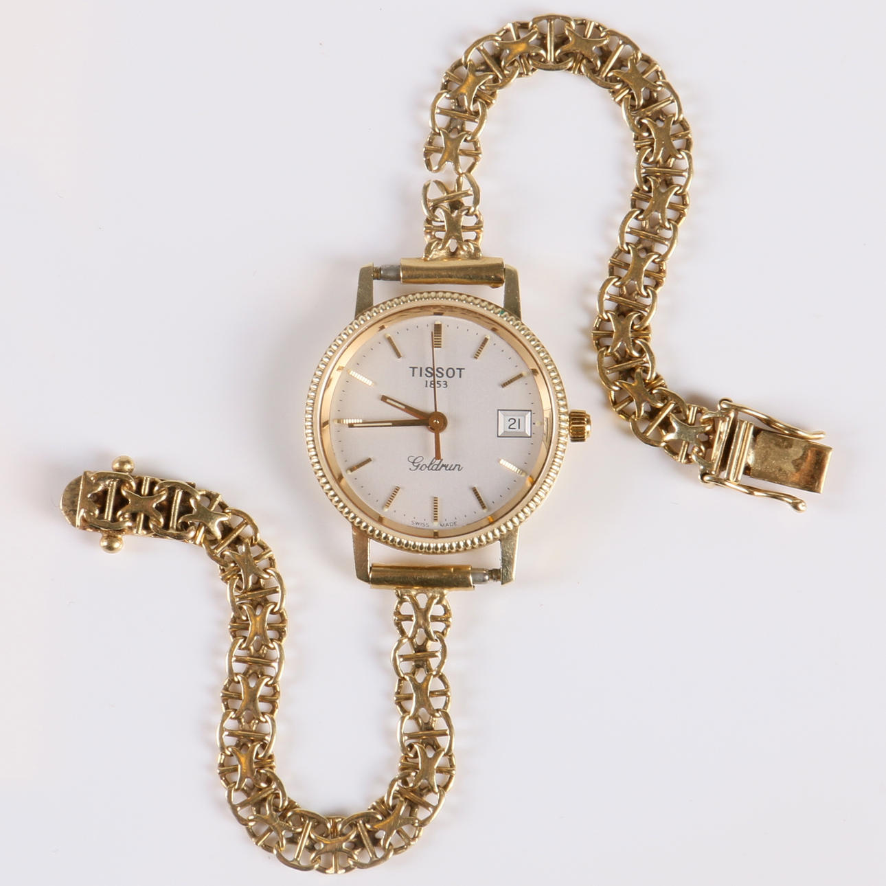 ARMBANDSUR, dam, 18/14k guld, Tissot, 1998.