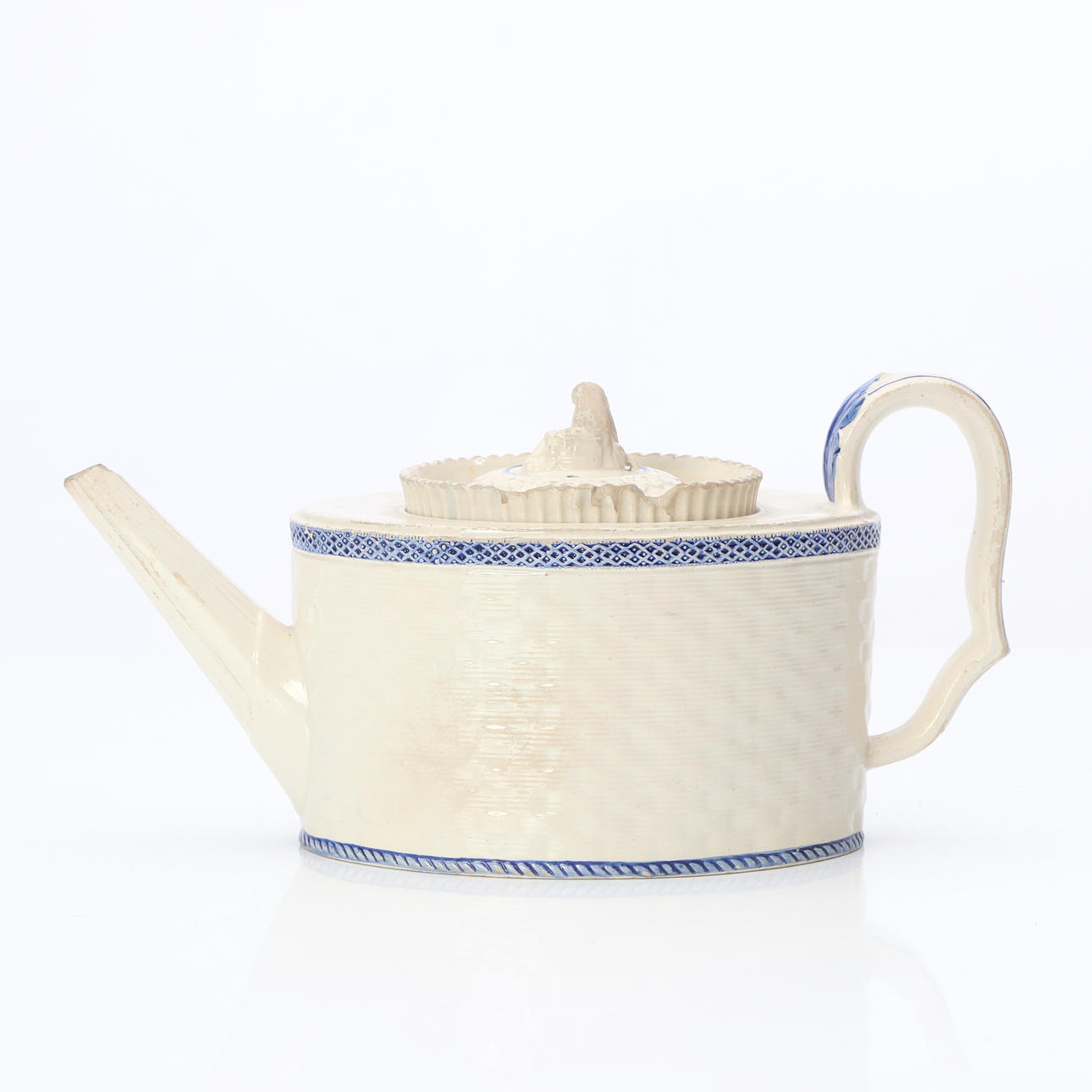 RÖRSTRAND, TEAPOT. Ceramics. 19th century.