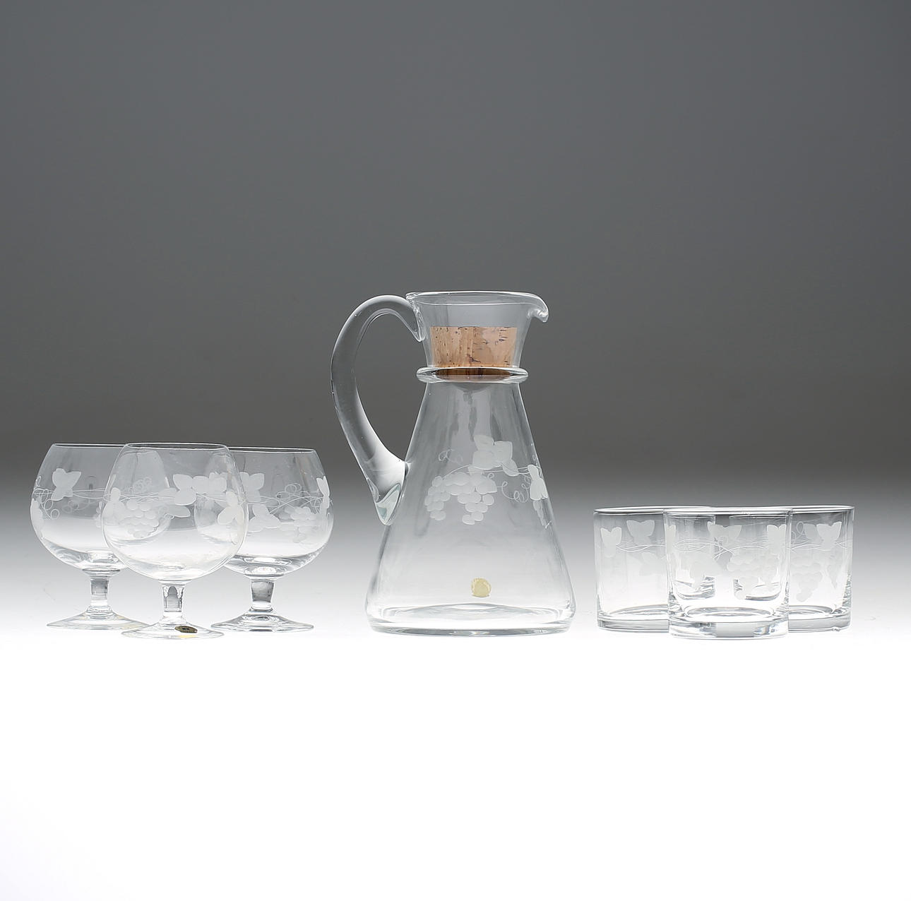 GLASSERVIS, 23 delar, Reijmyre, 1900-tal.