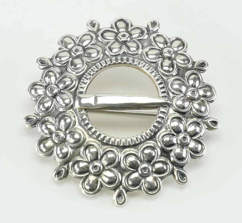 BROSCH, silver 925, "Loviisan solki", Kalevala.