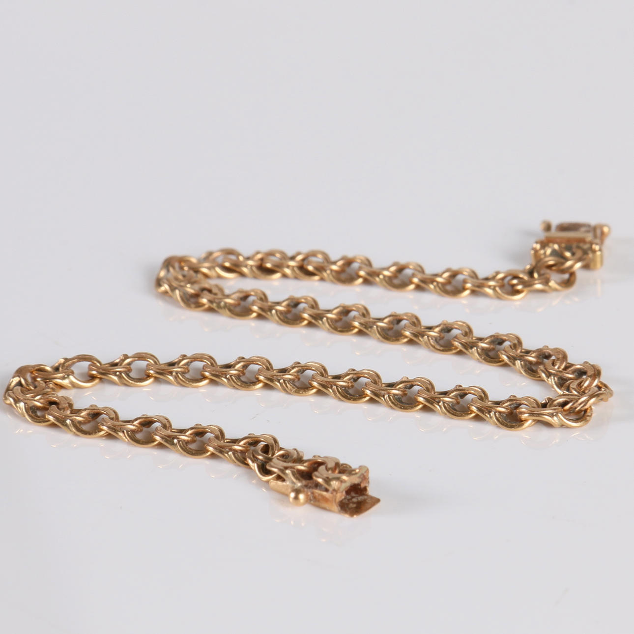 ARMLÄNK, 18k guld, bismarck, Tore Clareus, Stockholm.