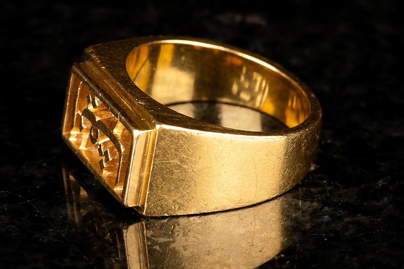 RING, 18K Guld, 1900-tal.