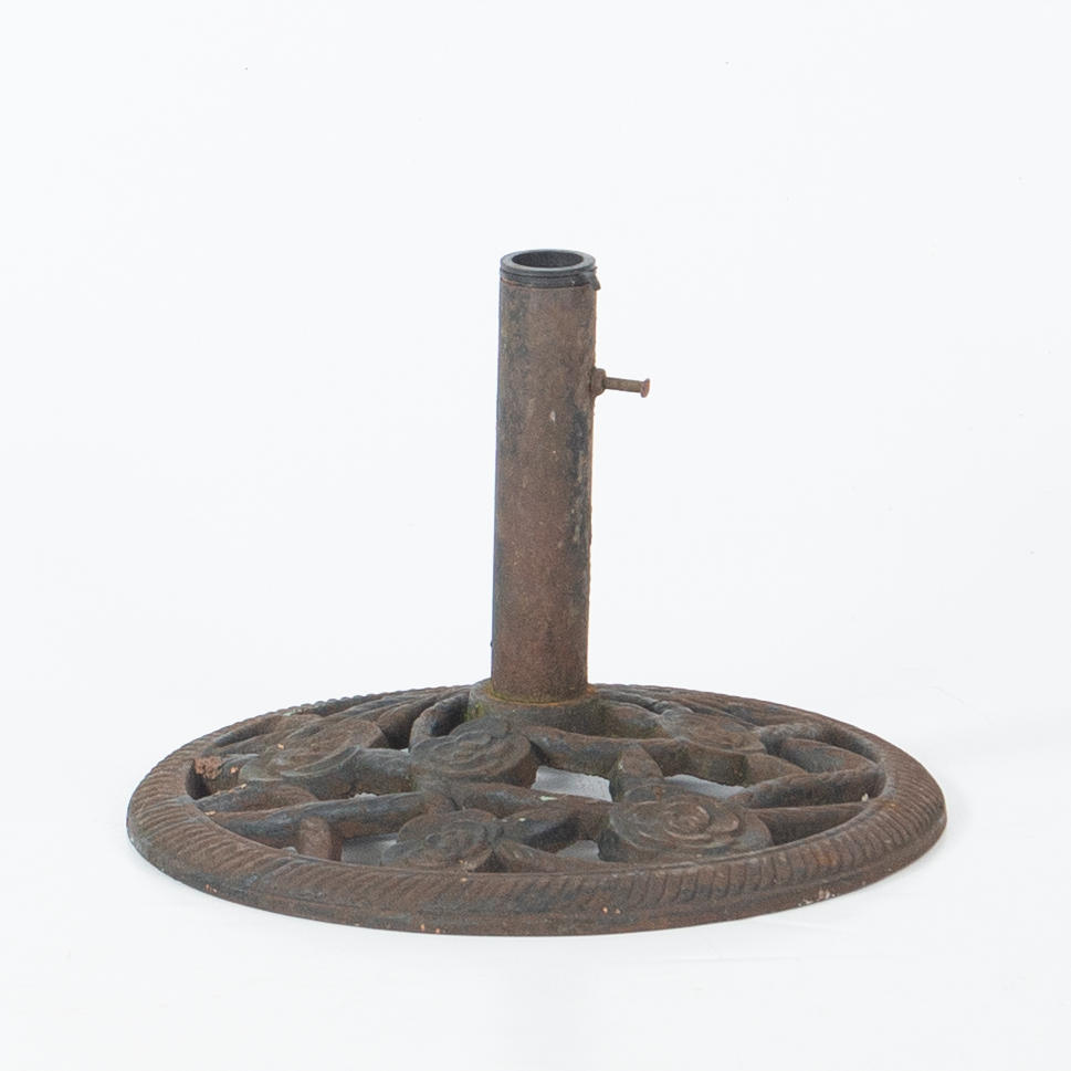parasollfot, gjutjärn, 1900-tal.