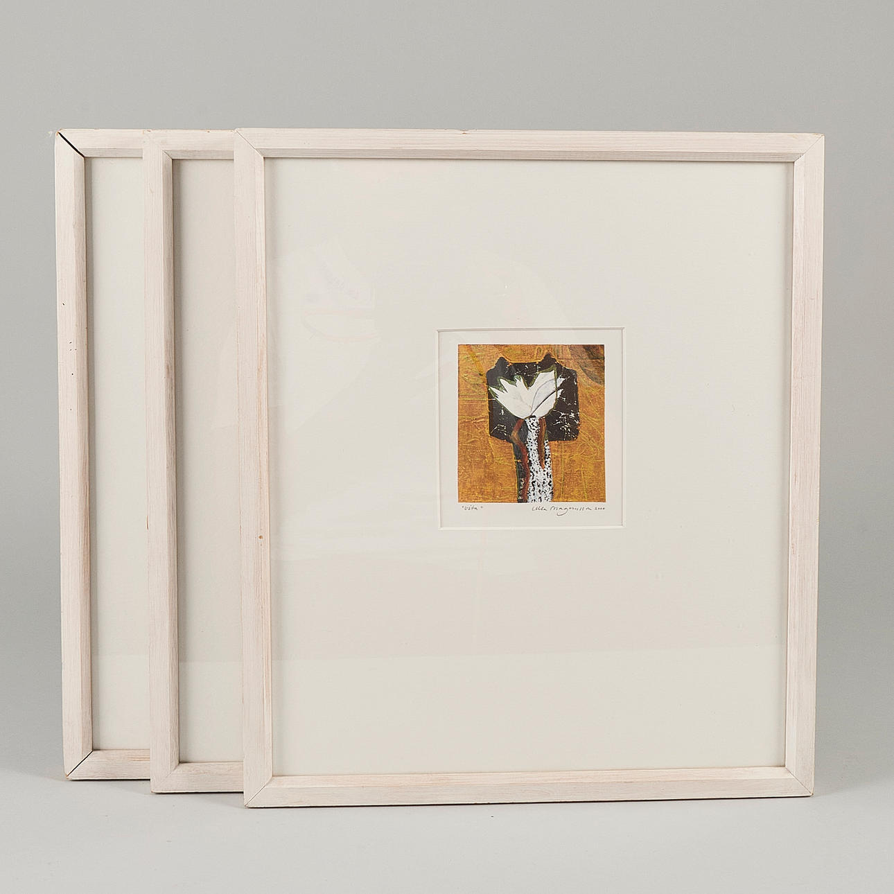 ULLA MAGNUSSON. GRAPHIC PRINTS 3 PCS, signed 2000.