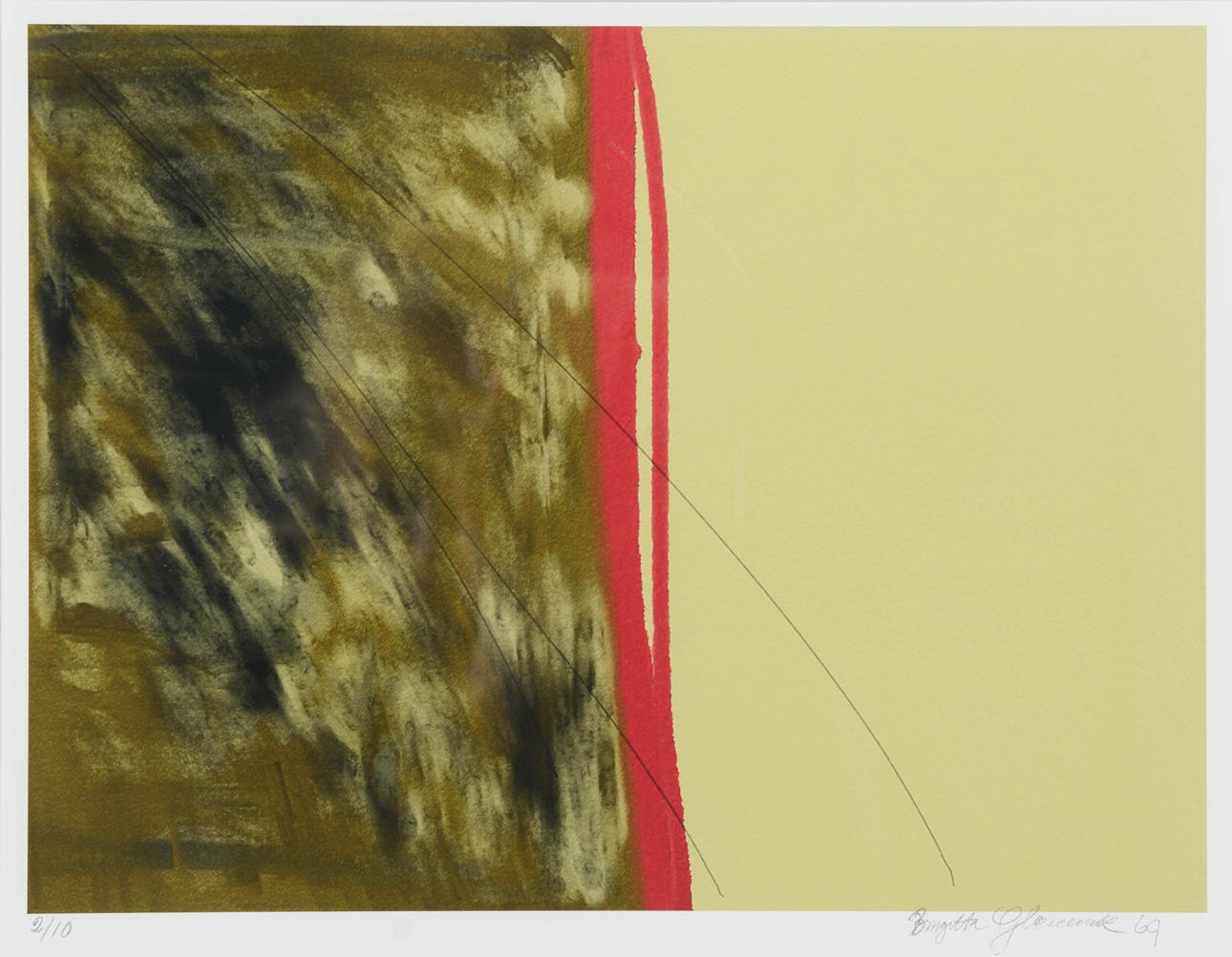 BIRGITTA GLENMARK. Composition, fine art print, signed and numbered.
