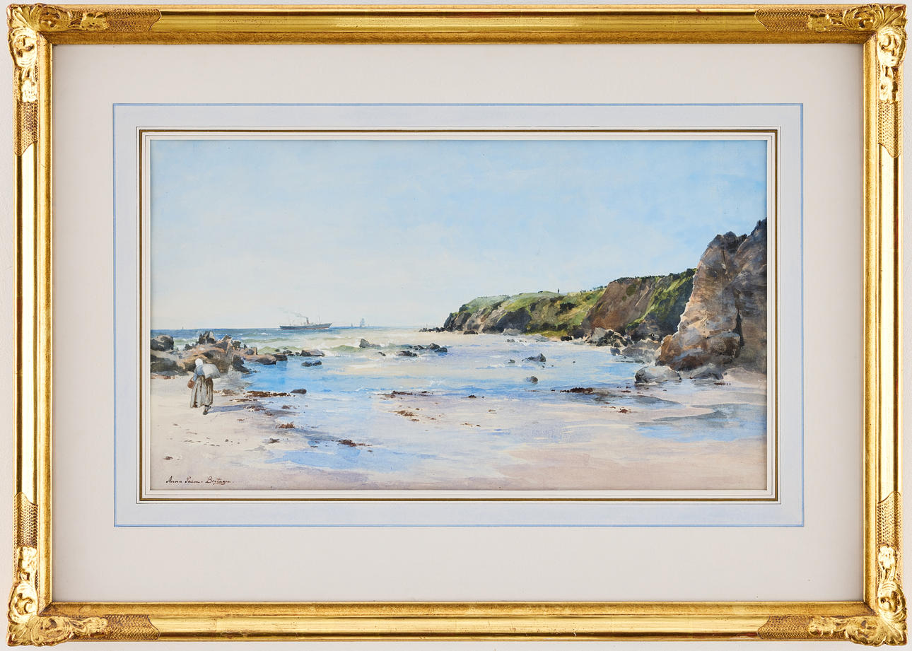 ANNA PALM DE ROSA. Strandbild, Bretagne.
