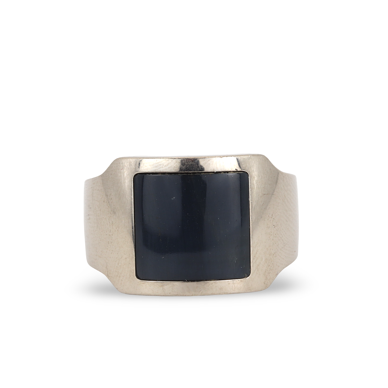 CARTIER RING I 18KT BLÅTT TIGERÖGA.