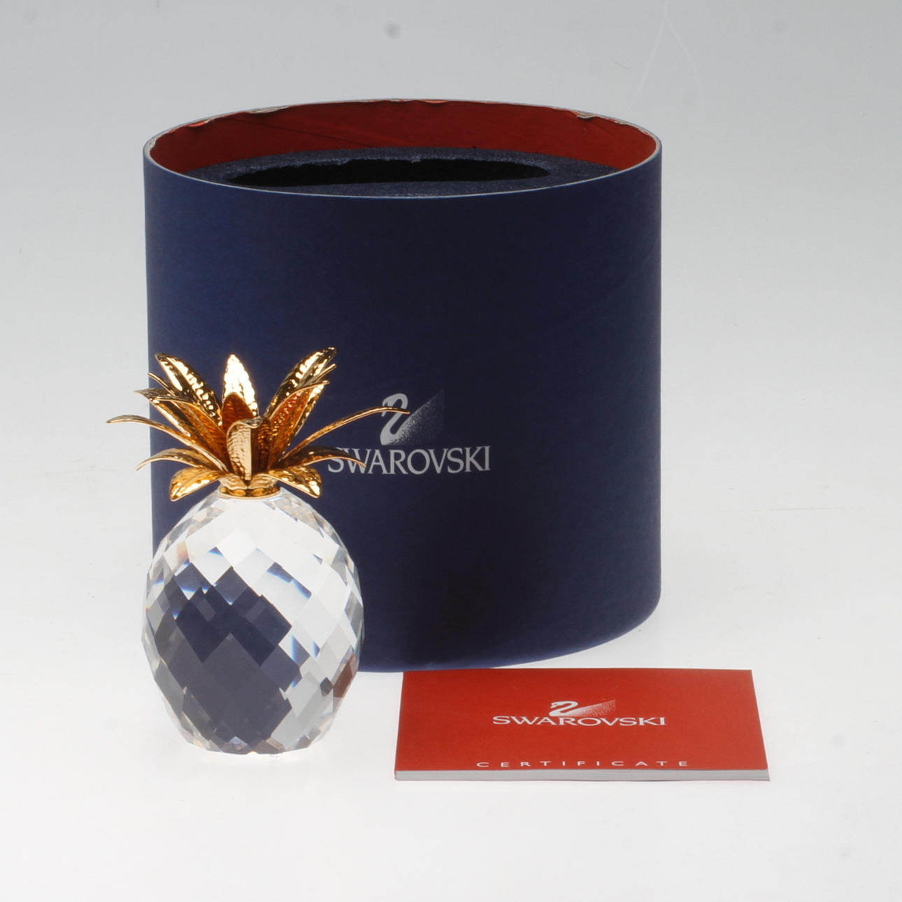 SKULPTUR, "ananas", kristall, Swarovski.