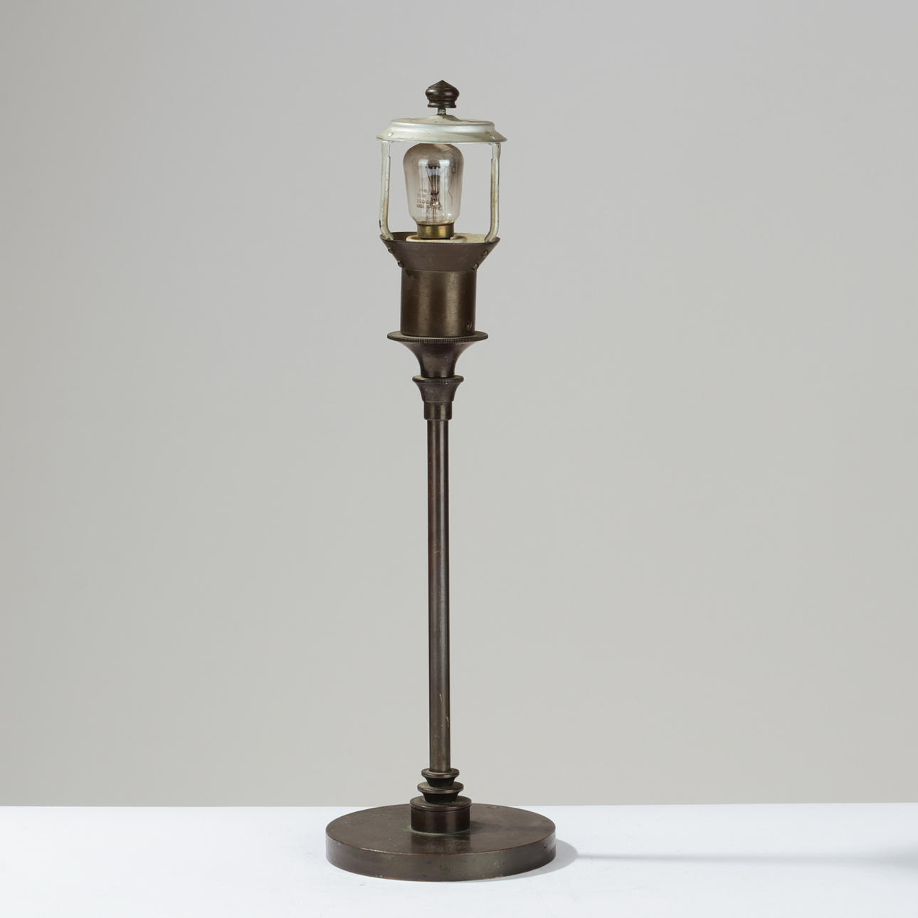 LYFA. Table lamp in burnished brass, Denmark, 1930s/40s.