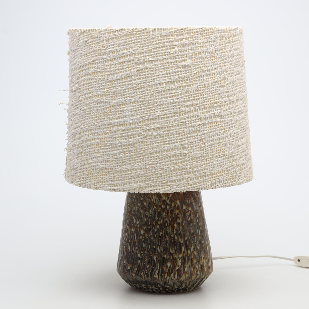 GUNNAR NYLUND. TABLE LAMP, stoneware, "Rubus", Rörstrand.