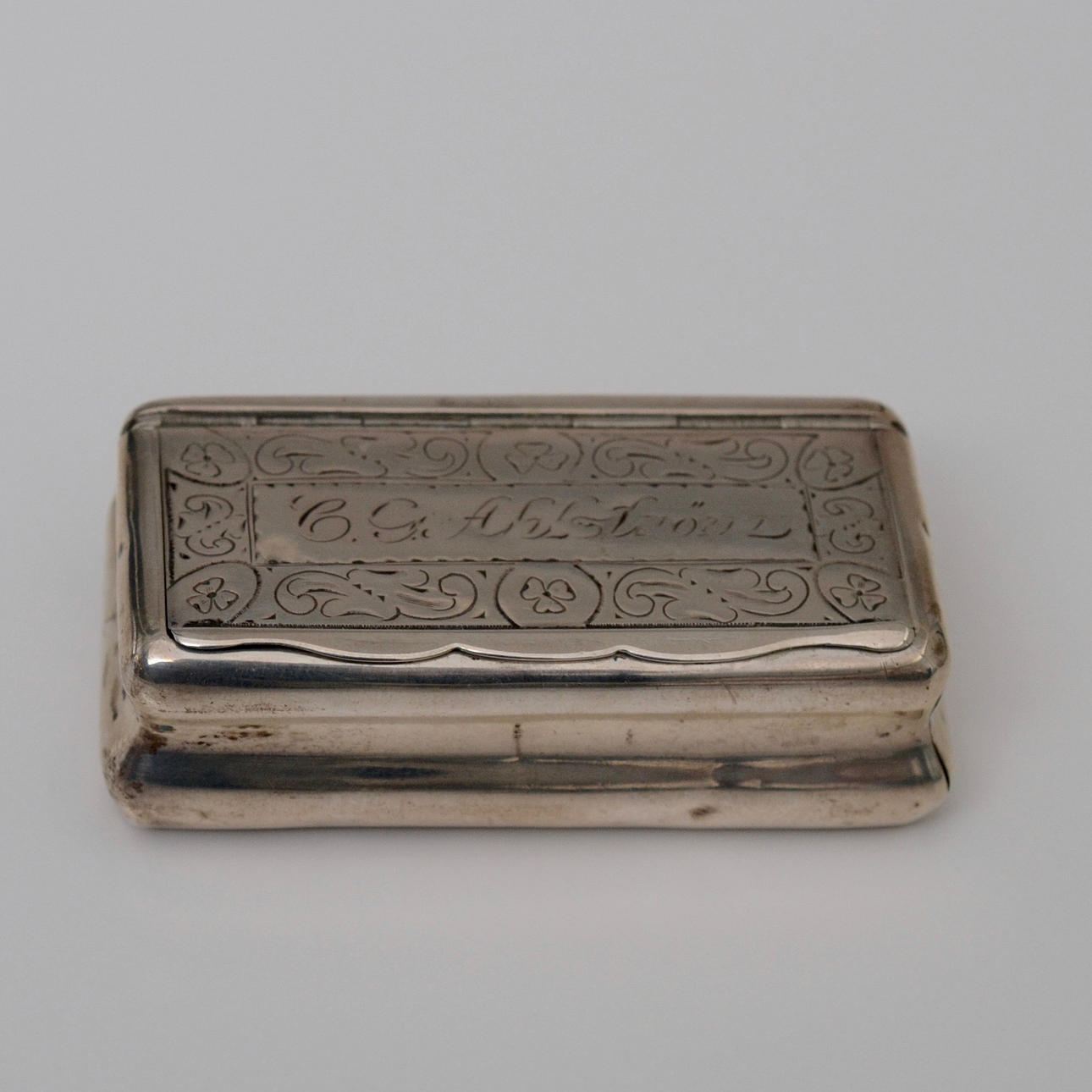 SNUSDOSA SILVER 1800-tal.