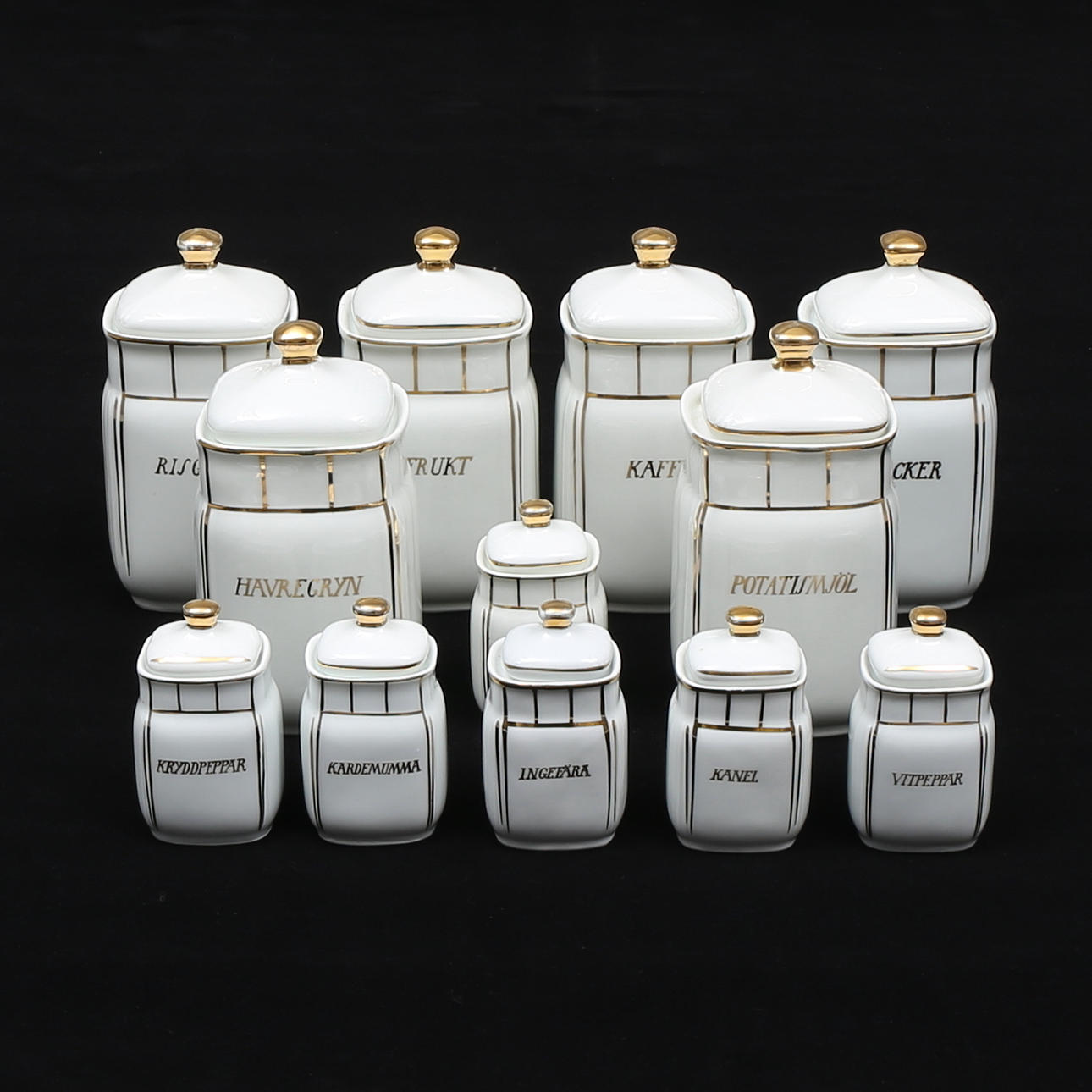 KRYDDSET, 12 delar, porslin.