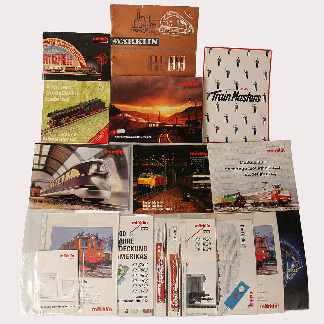 MÄRKLIN, Produktkataloger.