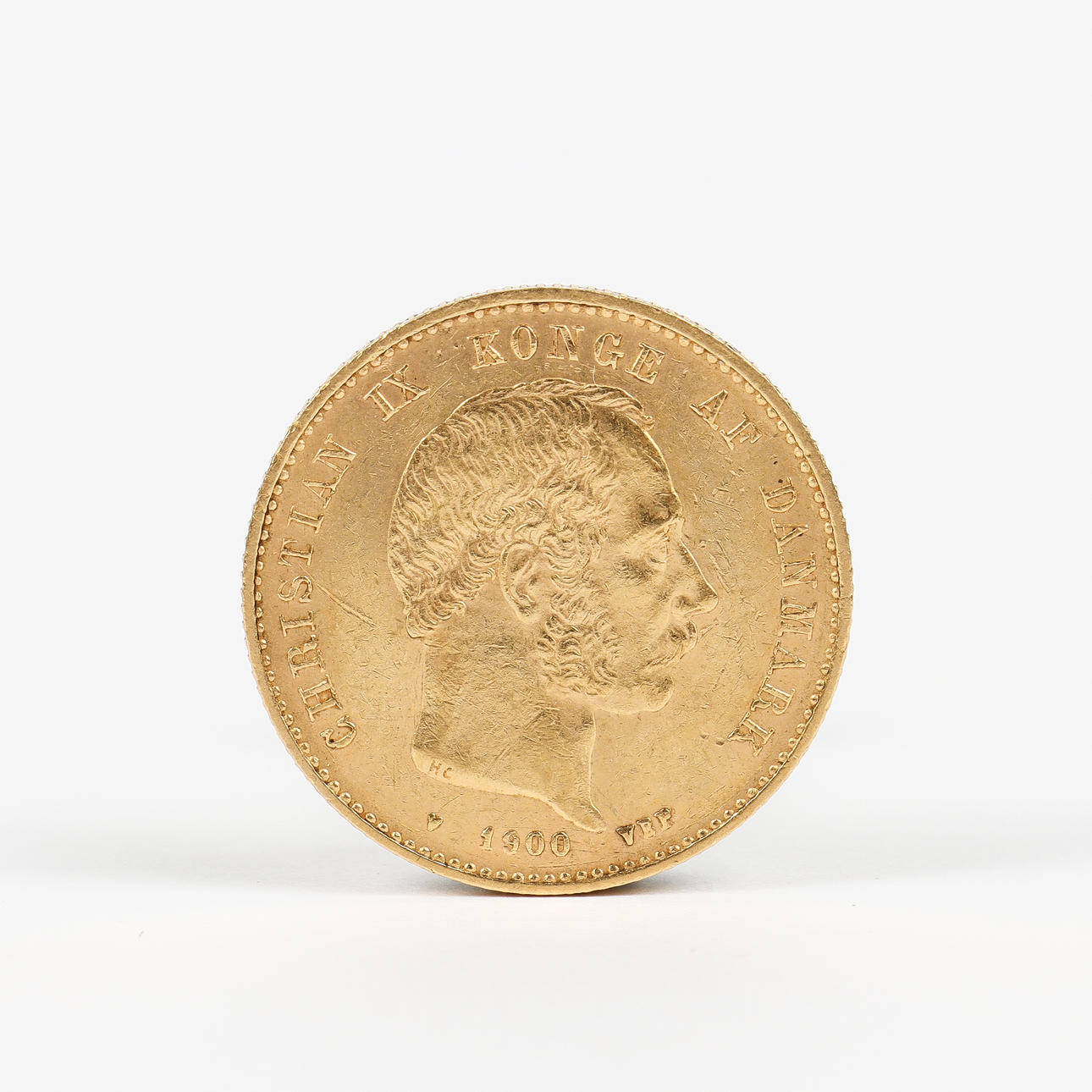 GULDMYNT, 20 kr, Christian IX, Danmark, 1900.