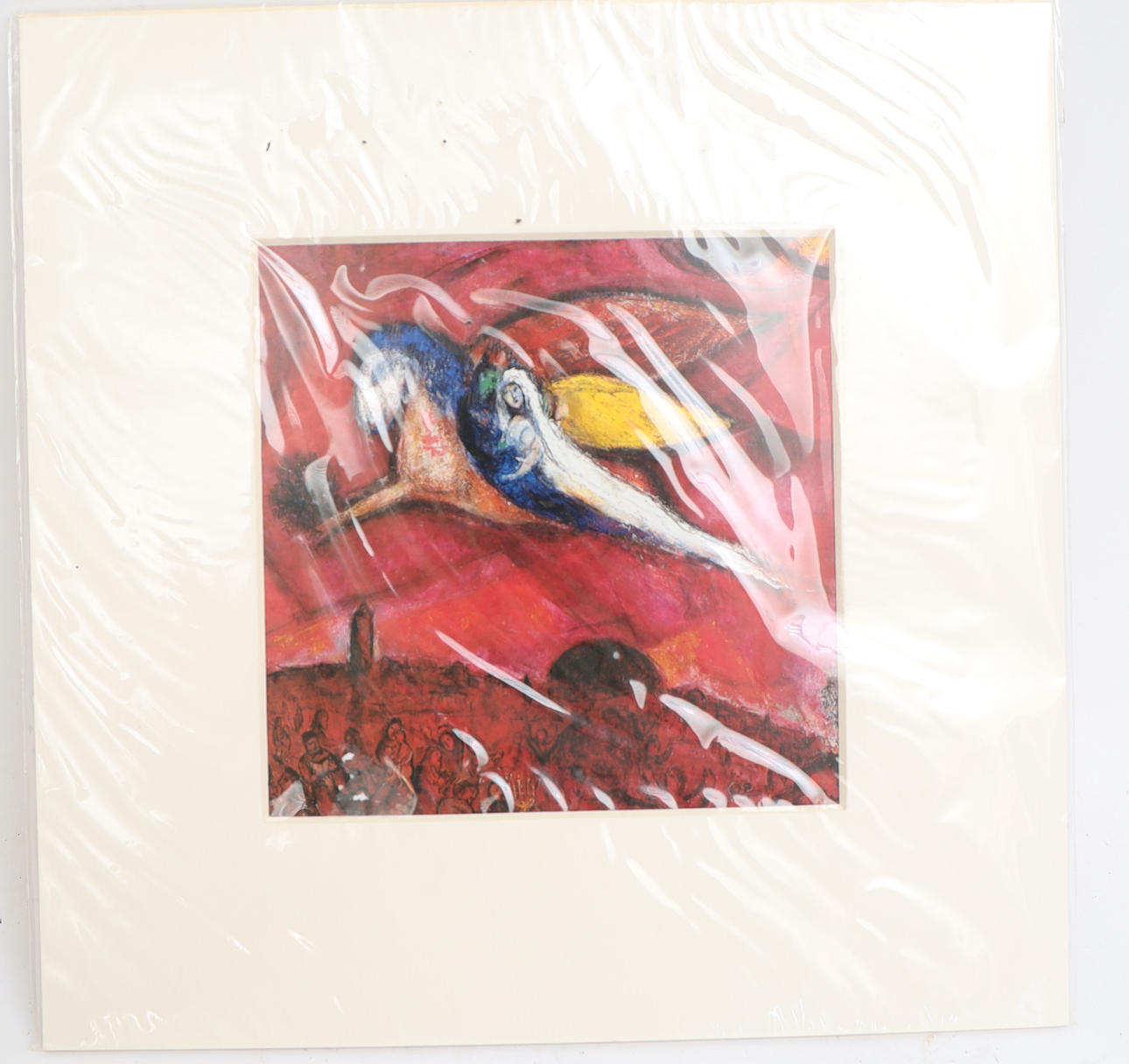 MARC CHAGALL. Tryck efter, "Le cantique des cantiques IV".