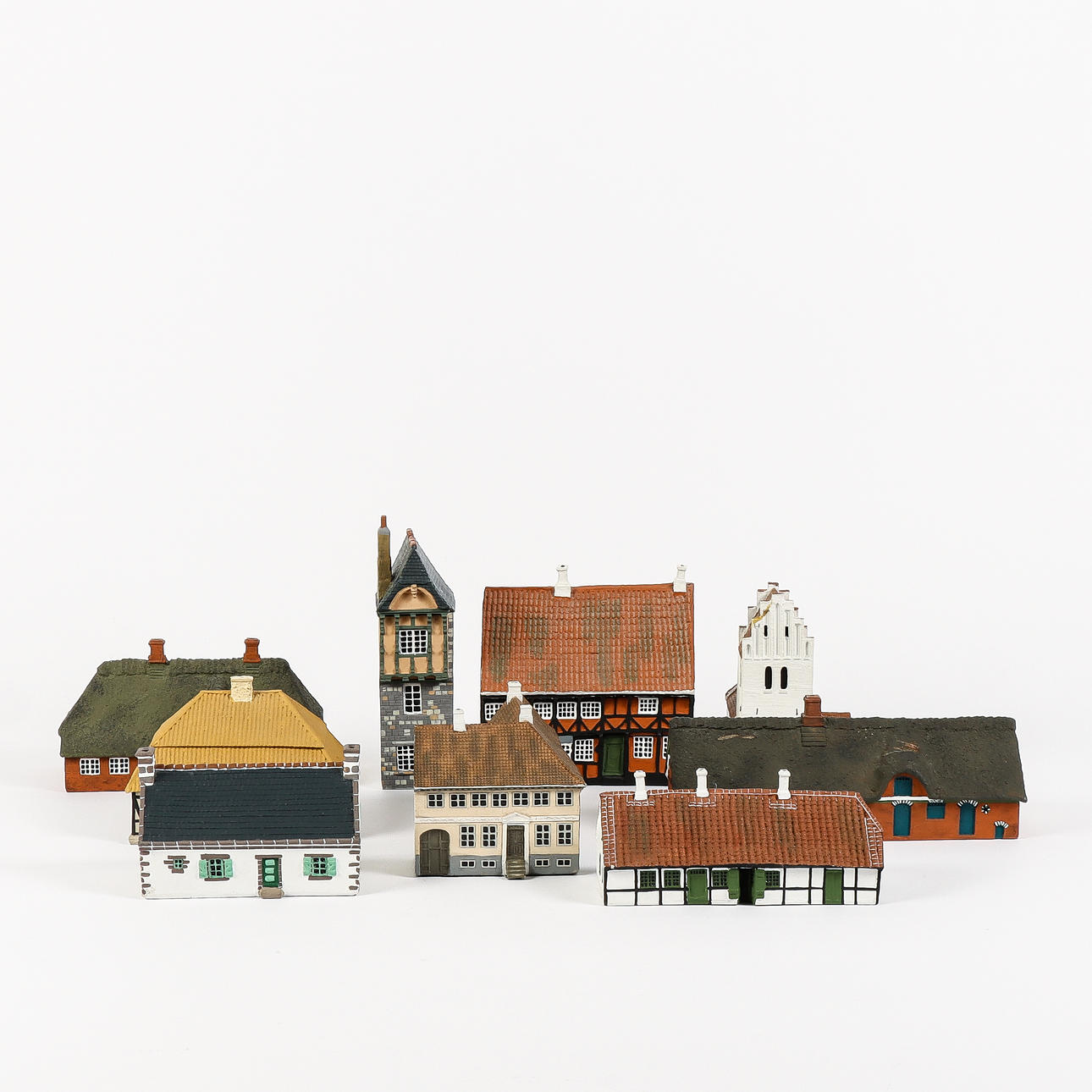 MODELLHUS 9 st, Trip Trap, Danmark.