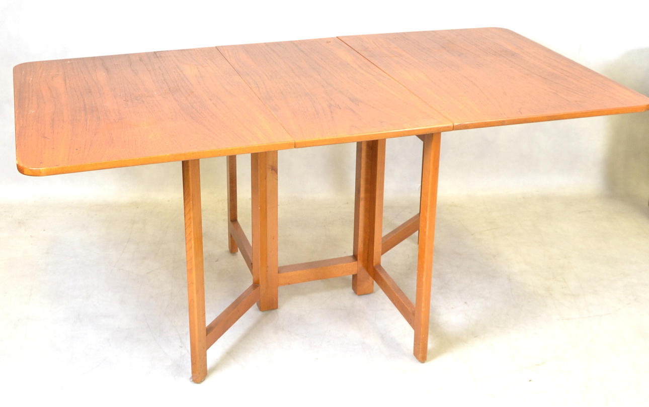 SLAGBORD, teak, 1950/60-tal.