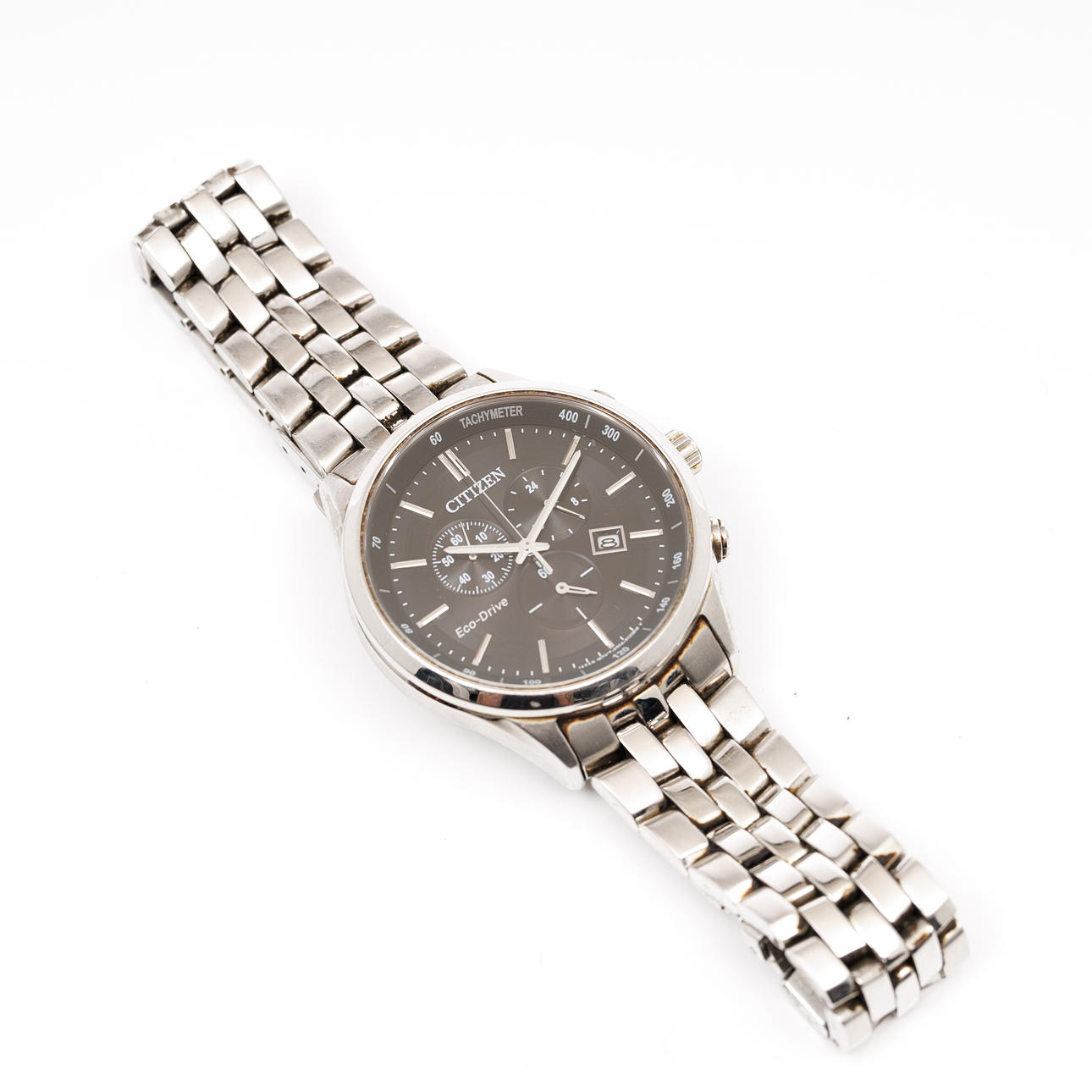 CITIZEN, Eco-Drive, Tachymeter.