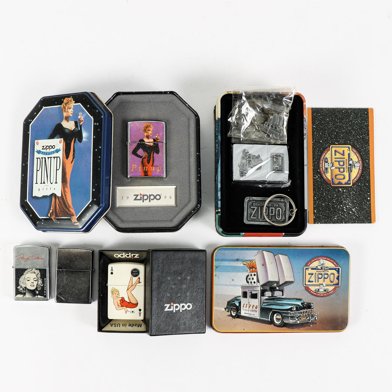 ZIPPO, 5 stycken tändare, USA.