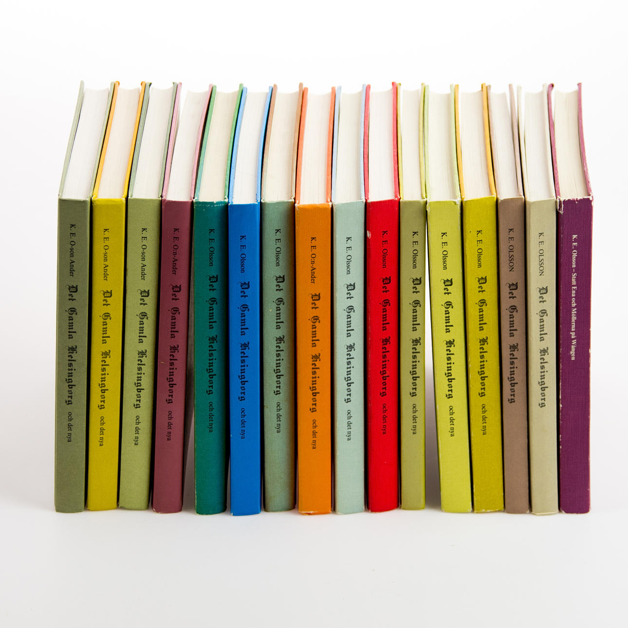 BOKVERK, 16 band, "Det gamla Helsingborg".