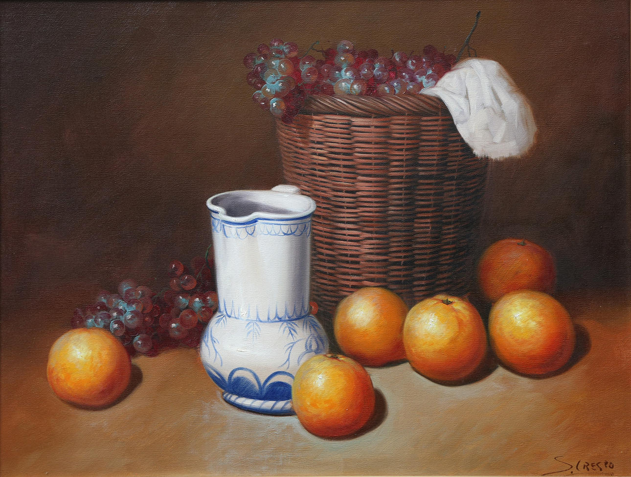 SPANISH SCHOOL, 20TH CENTURY. Stilleben.