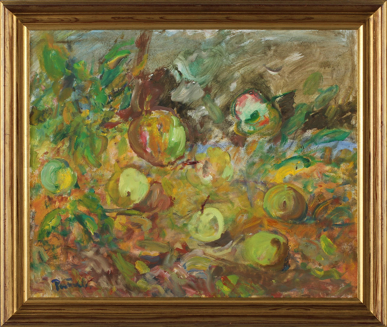 PER FALK. olja på duk, sign.