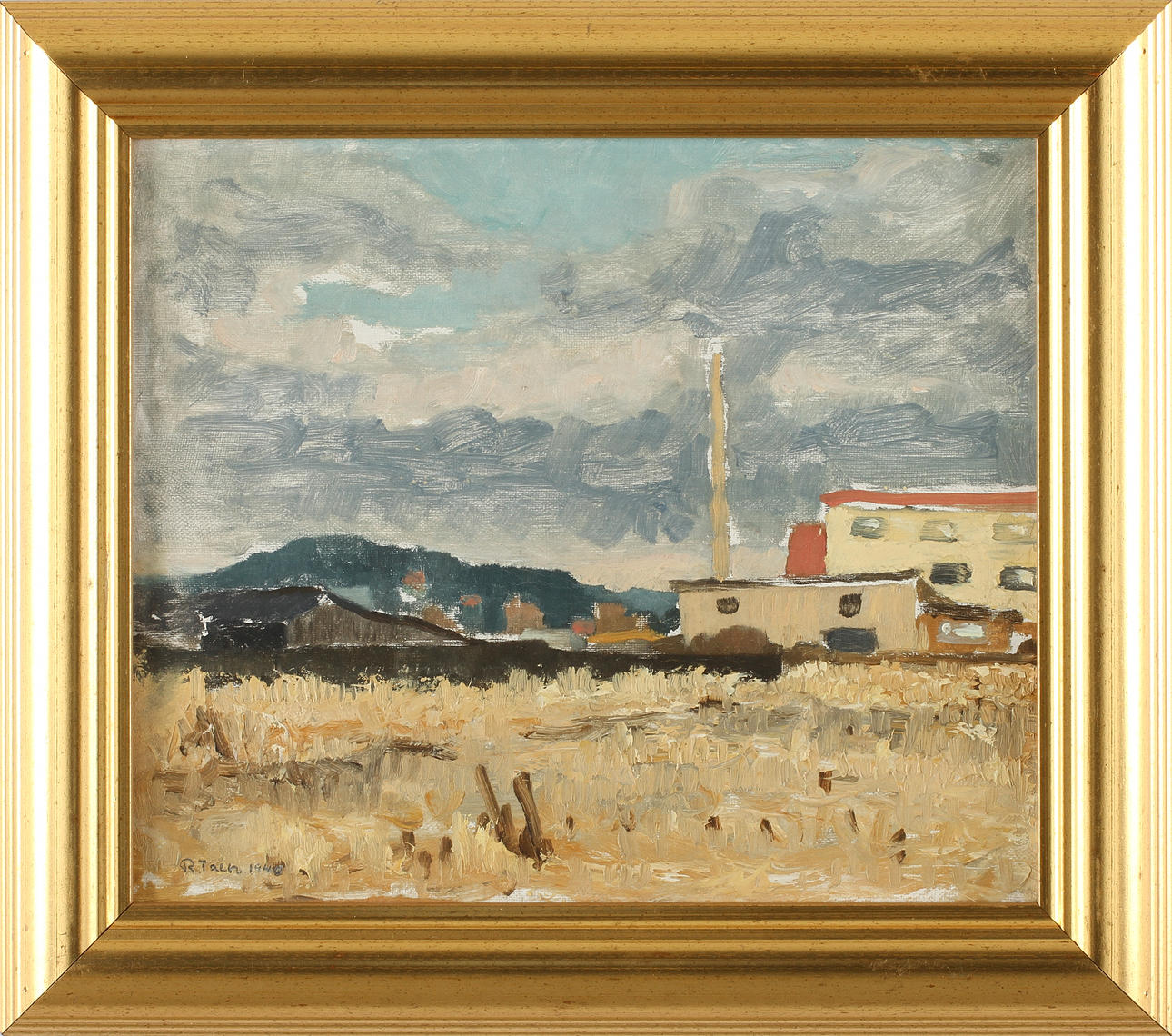 RAGNAR FALK. olja på duk, sign.