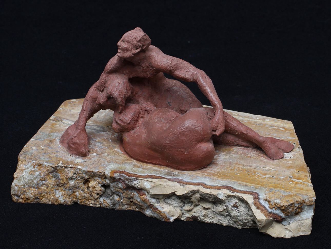 SCULPTURE, erotic motif.