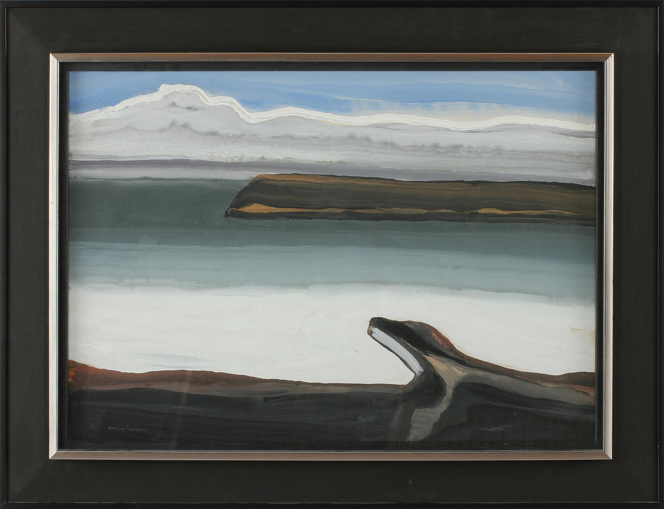 WIKING SVENSSON. Gouche, signerad.