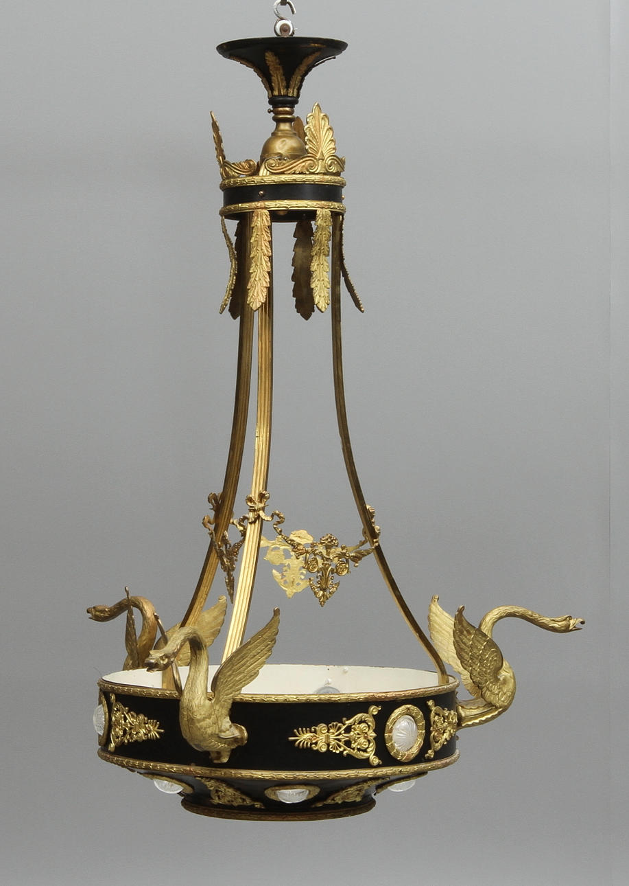 TAKLAMPA, empirstil, 1900-tal.