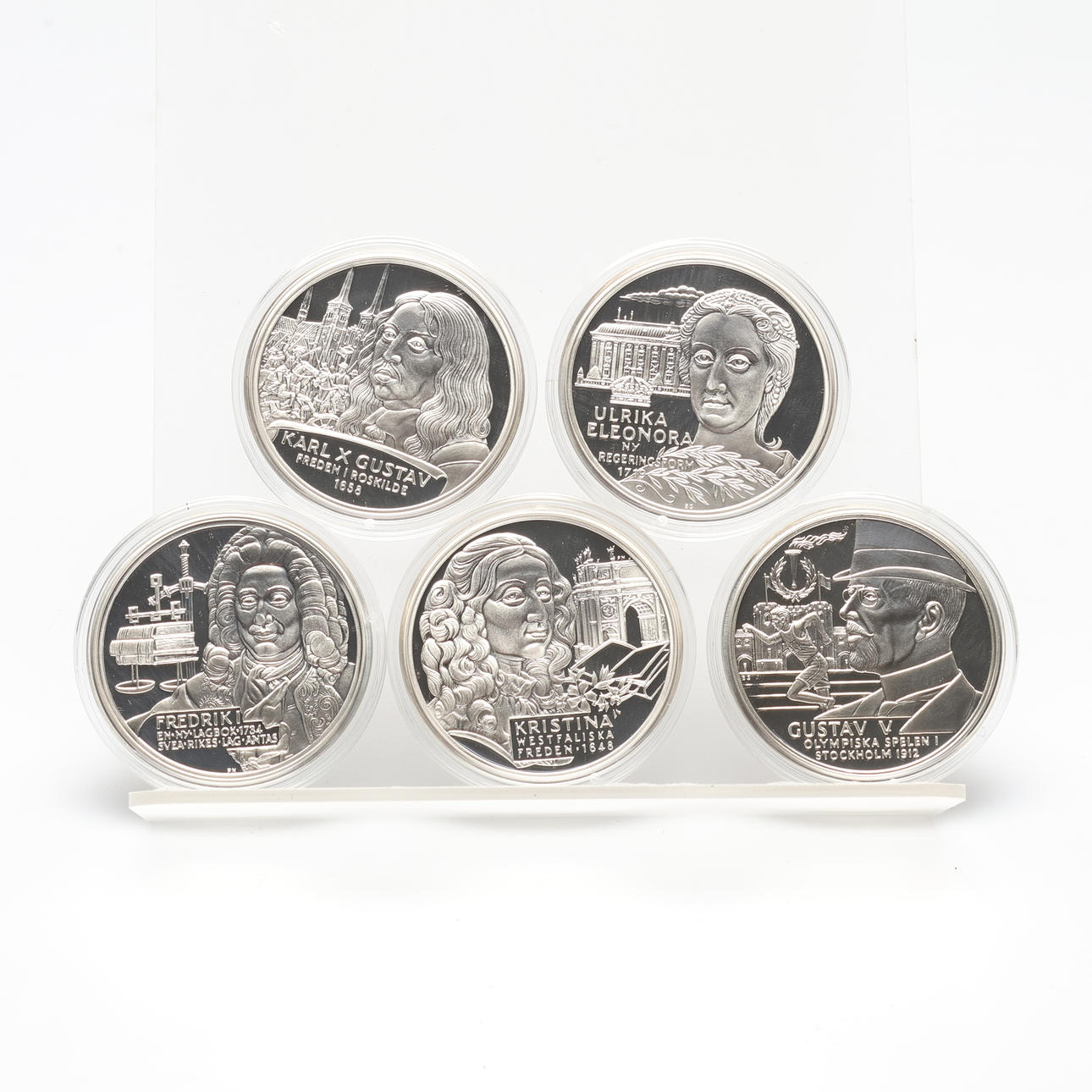 MYNT, 5 st, silver, Sverige.