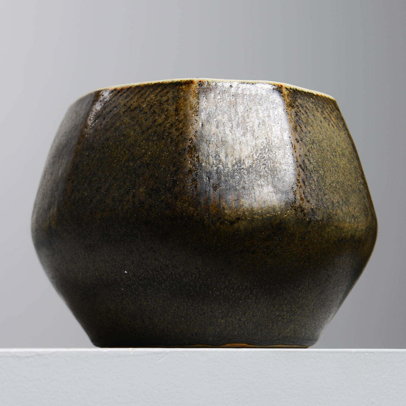 CARL-HARRY STÅLHANE. Vase, unique piece, Rörstrand, signed and dated -61.