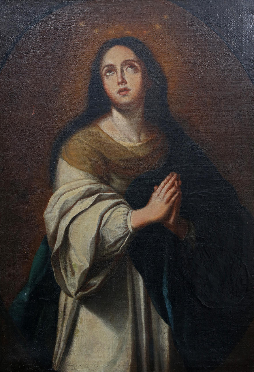 SPANISH SCHOOL, 19TH CENTURY. Inmaculada.