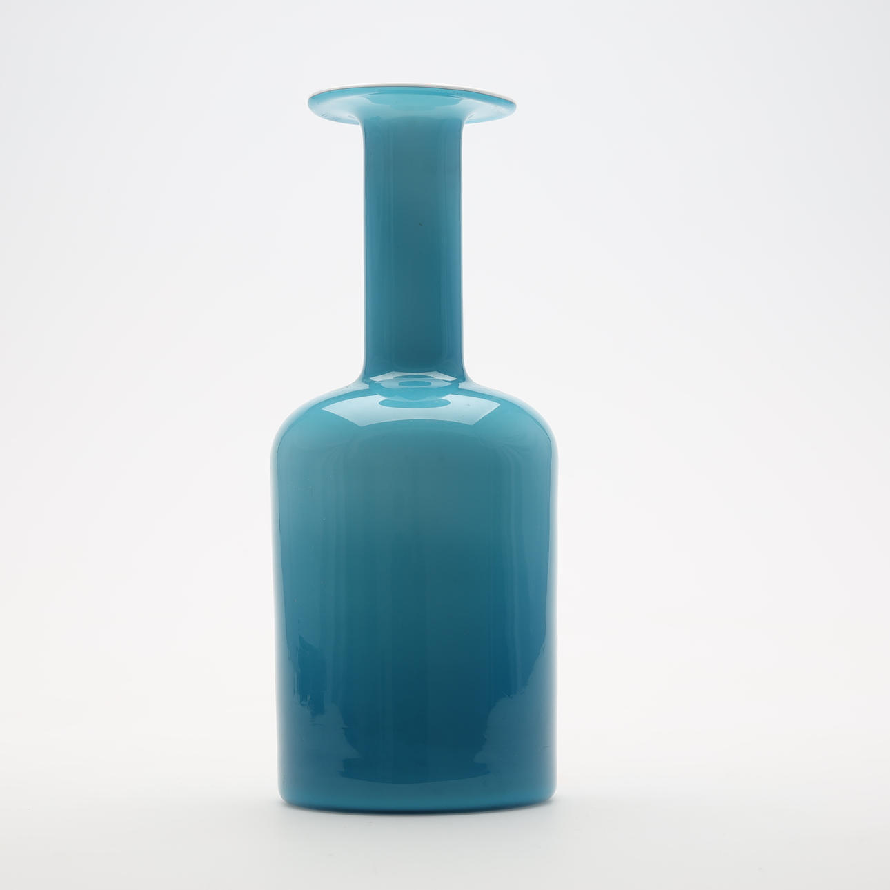 OTTO BRAUER. Vas/flaska, glas, Holmegaard, Danmark.