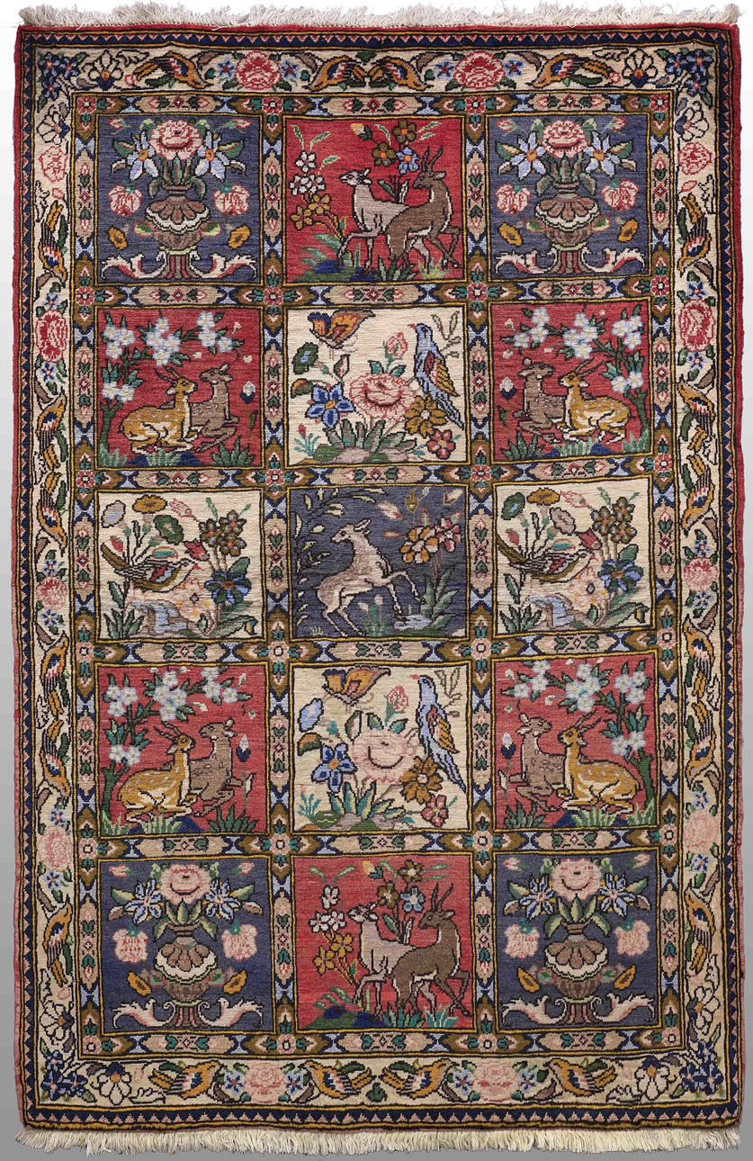 MATTA, persisk, figural baktiari, 160 x 105 cm.