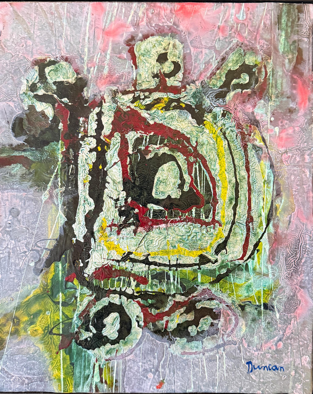 JOSEPH DUNCAN. Olja på duk. 1969.