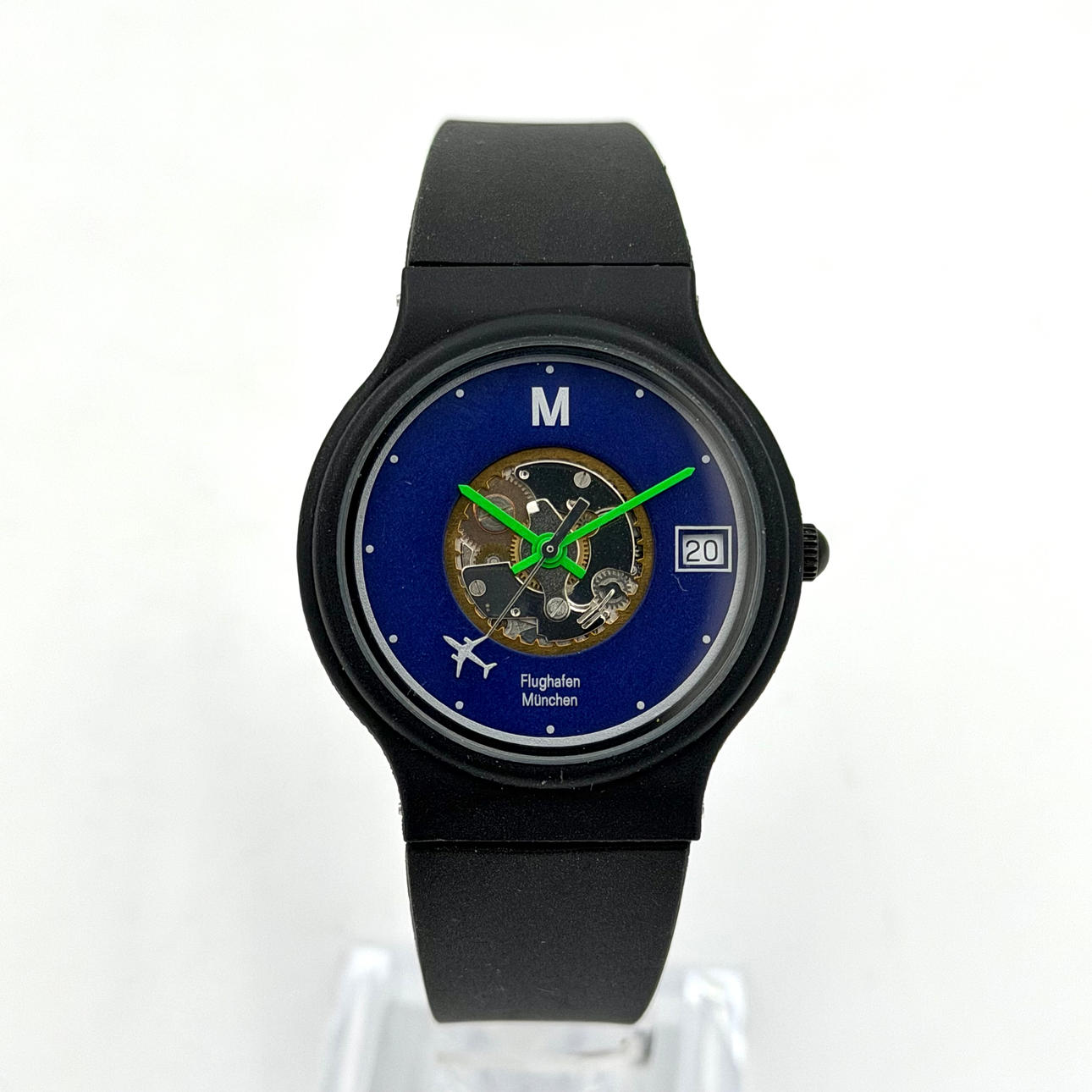 ARMBANDSUR, Flughafen Munchen, quartz, plast.