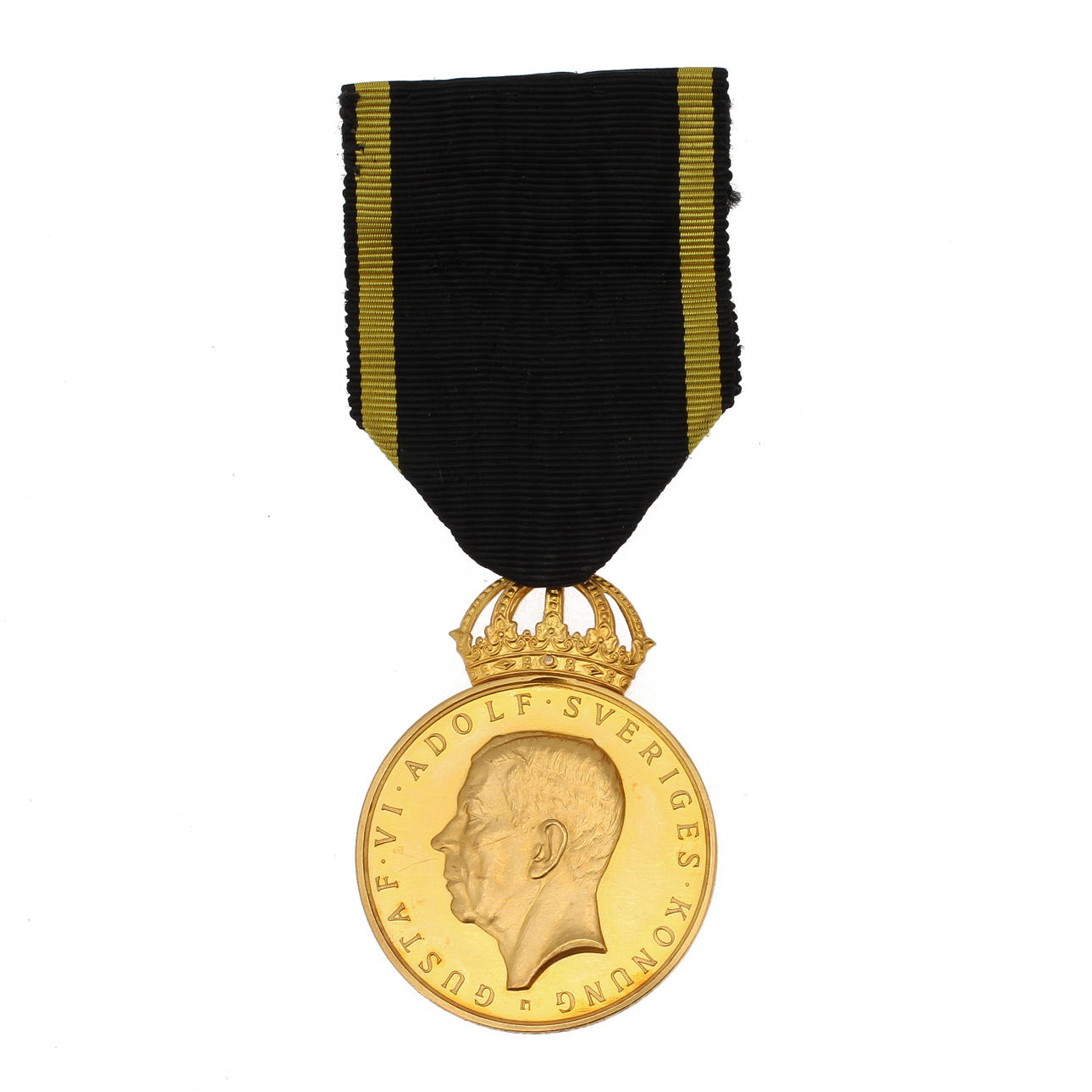 GULDMEDALJ, 18k guld, ca 19 gram.