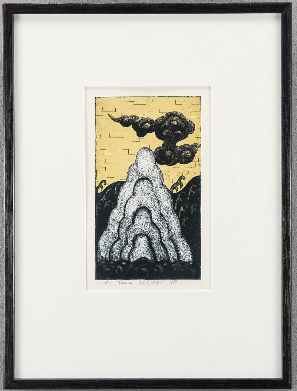 NILS G STENQUIST. "Kina III".