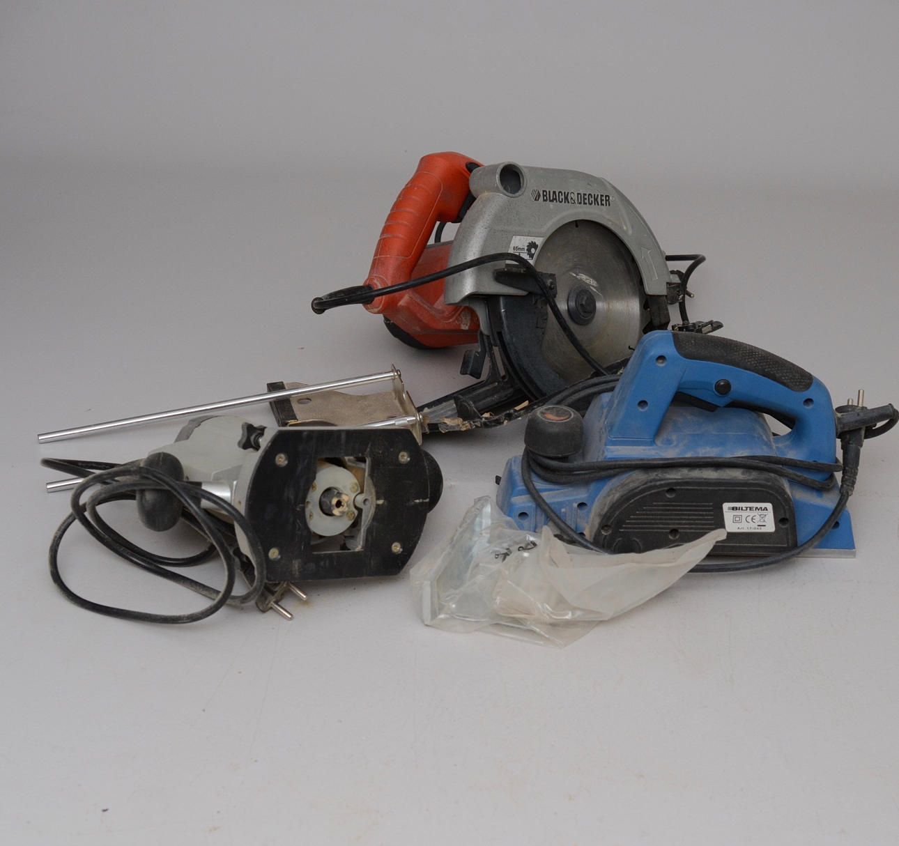 HANDÖVERFRÄS, EL-HYVEL, CIRKELSÅG.