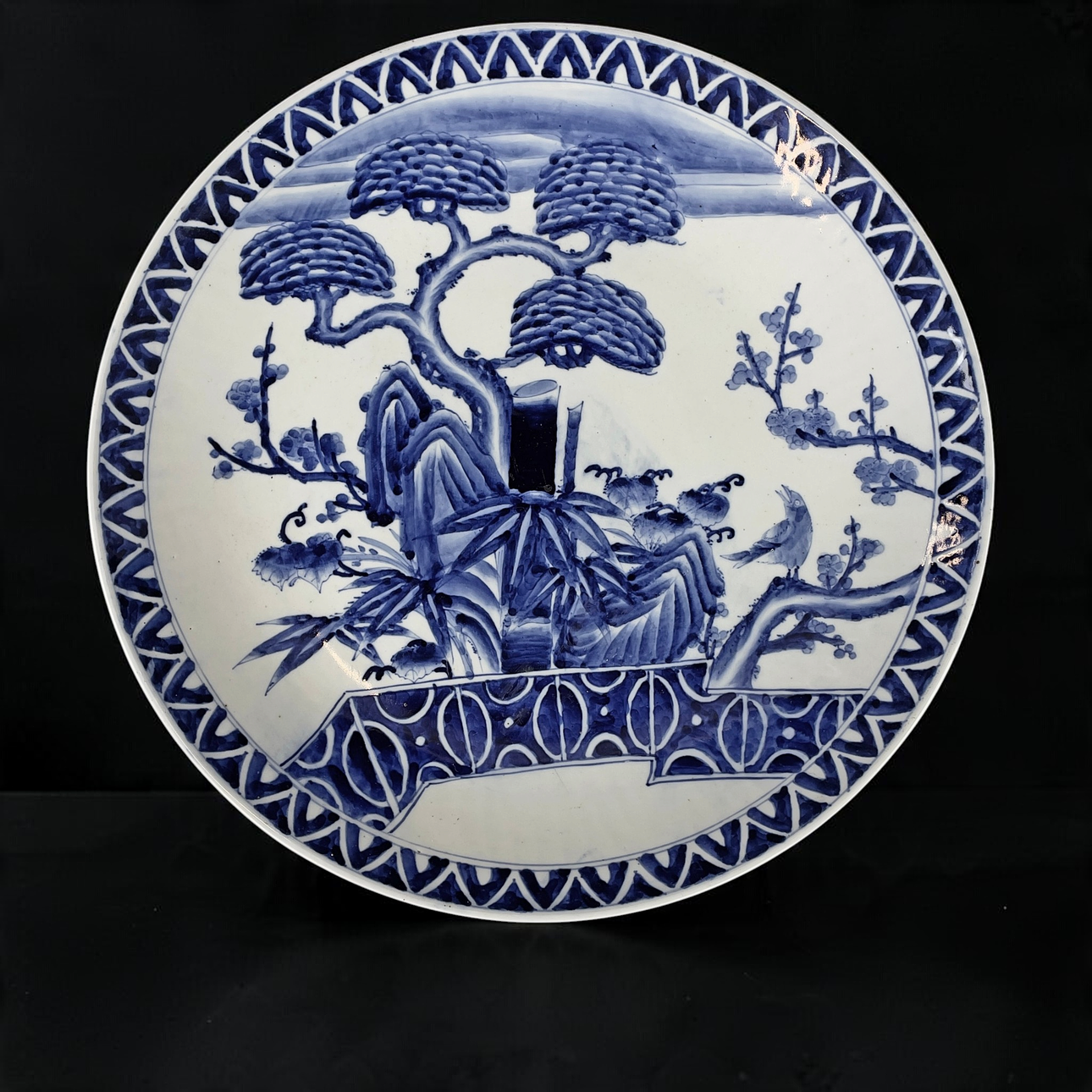 PRAKTFAT, porslin, Japan, 1800/1900-tal.