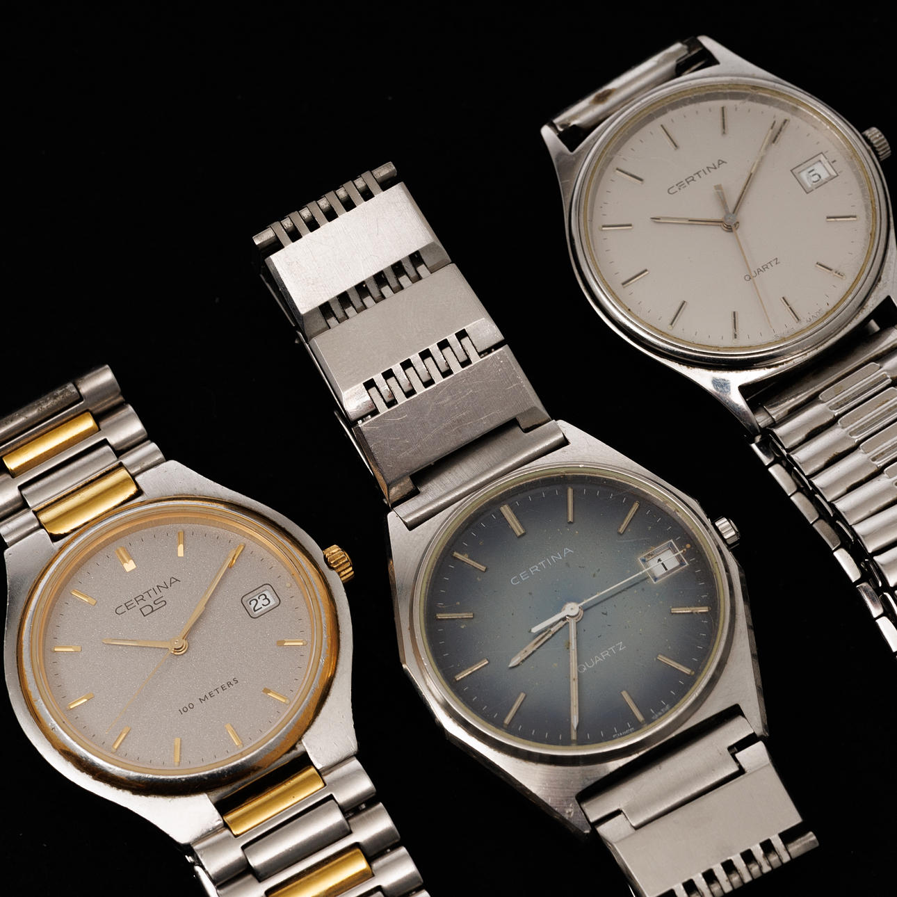 CERTINA, Wristwatch, 3 pcs, Quartz.
