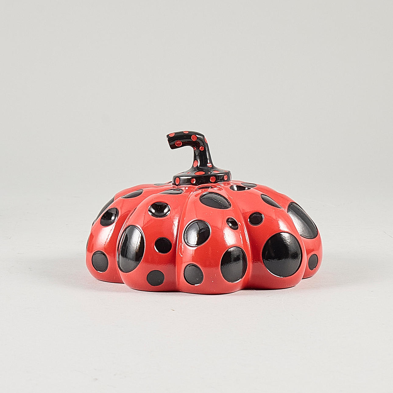 YAYOI KUSAMA. SCULPTURE, "Red Pumpkin, Naoshima".