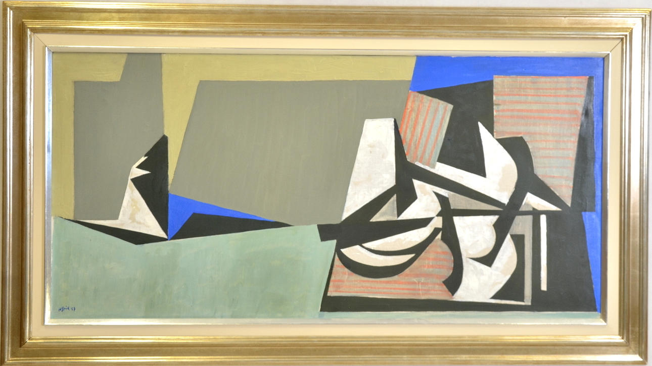 HARDY STRID. Olja på duk.