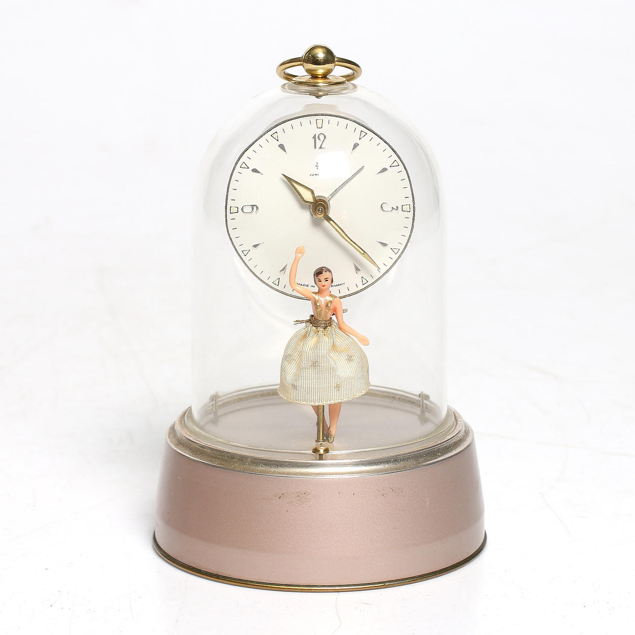 TABLE CLOCK with MUSIC BOX, Junghans, 1950s.