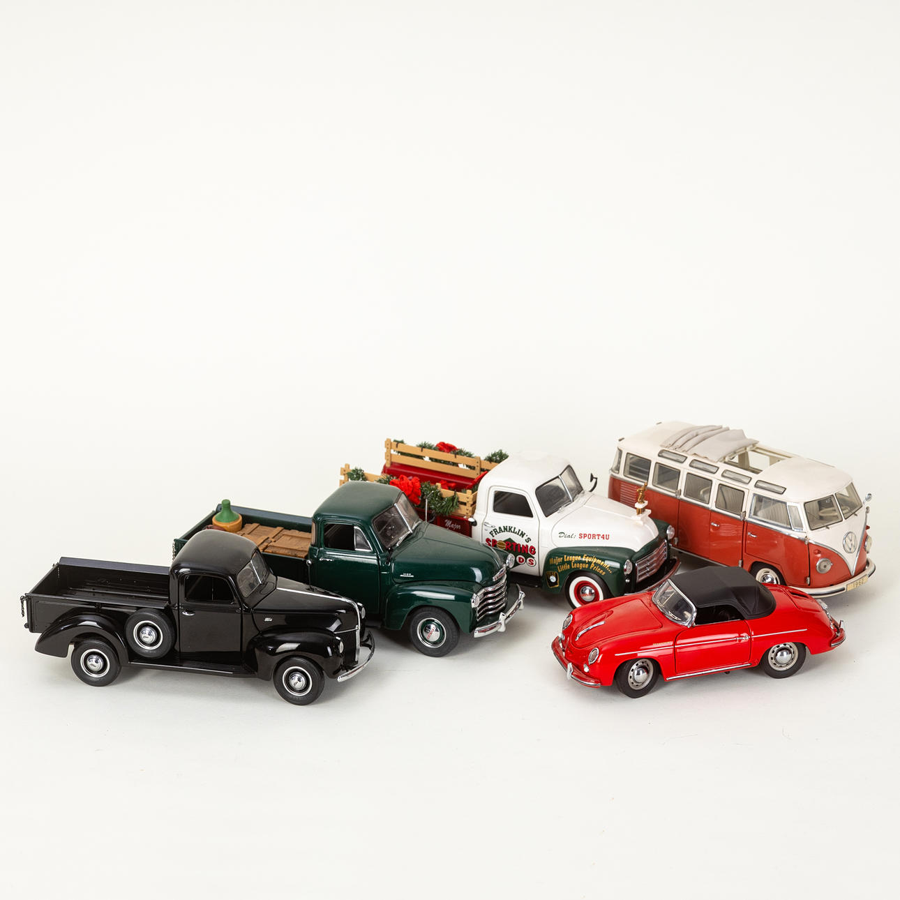 Konvolut 5 Franklin Mint modellbilar.