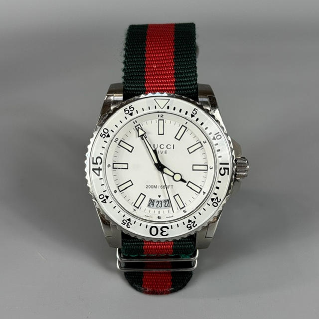 DESIGNER GUCCI DIVE WATCH.