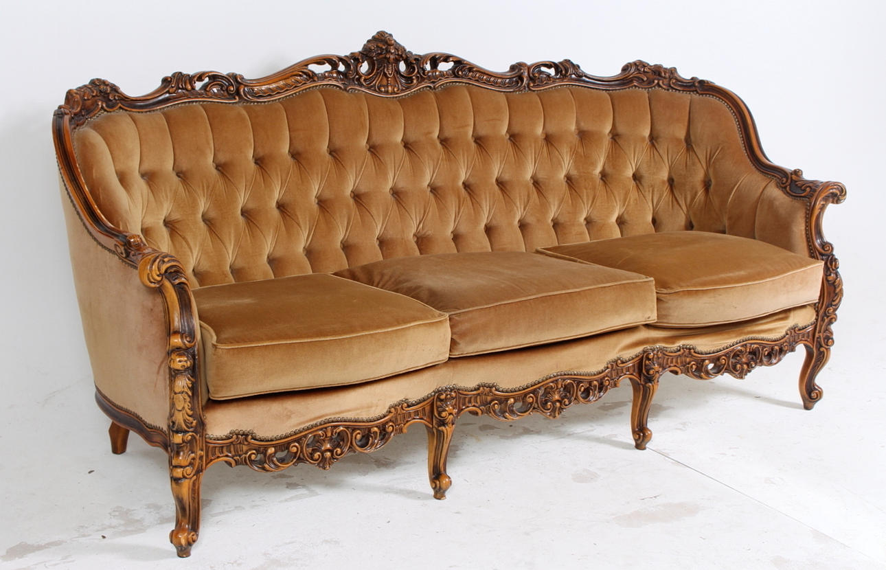 SALONGSSOFFA, rokokostil.